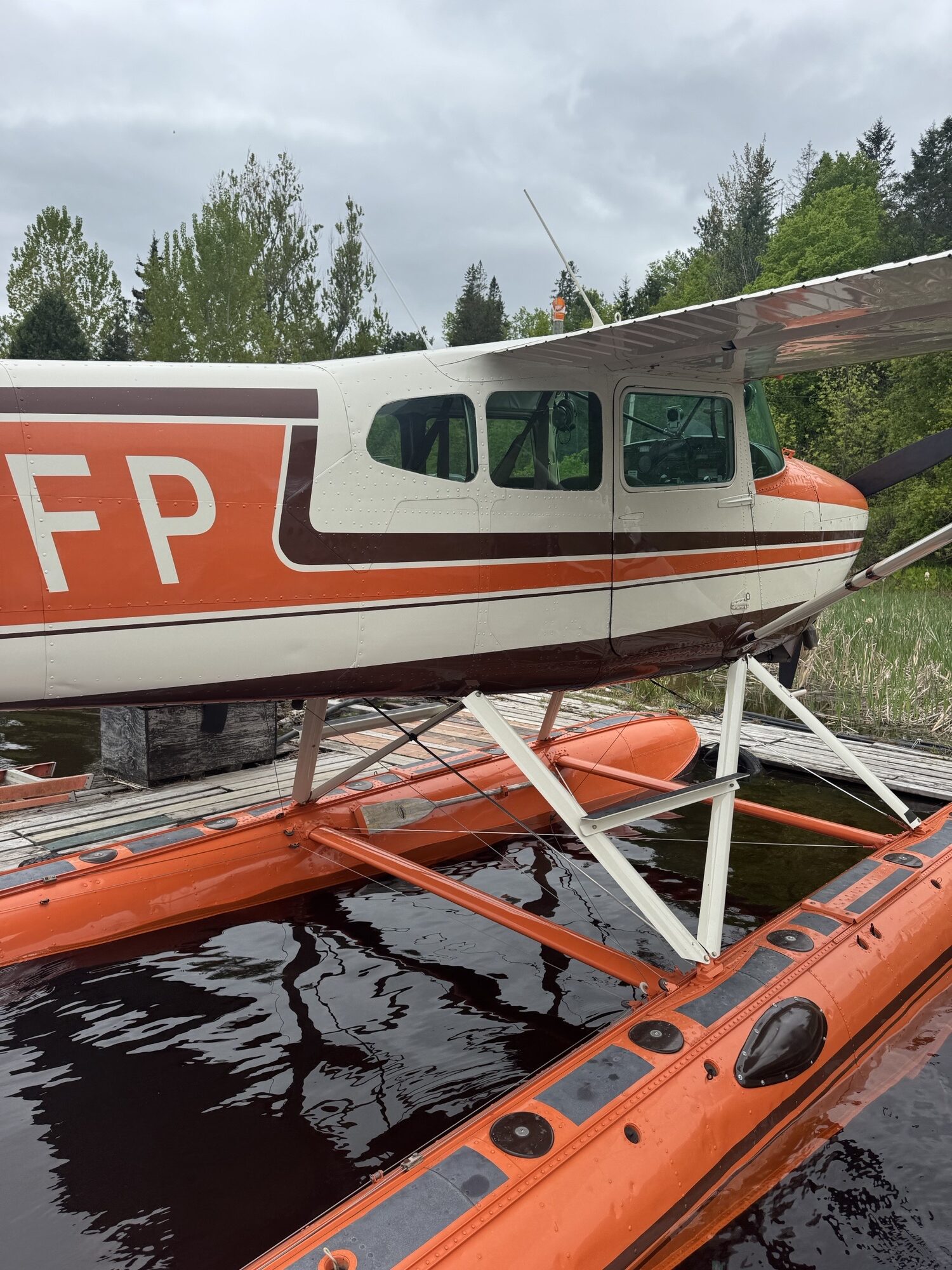 CESSNA 185 on EDO 2960s